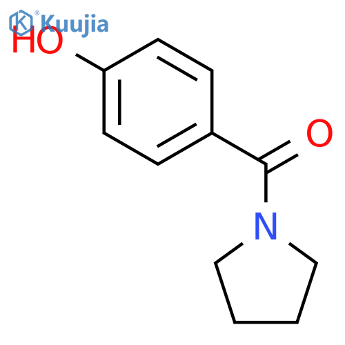 4-(pyrrolidine-1-carbonyl)phenol structure