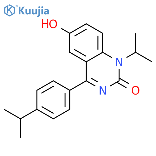 6-Hydroxy-1-isopropyl-4-(4-isopropylphenyl)quinazolin-2(1H)-one structure