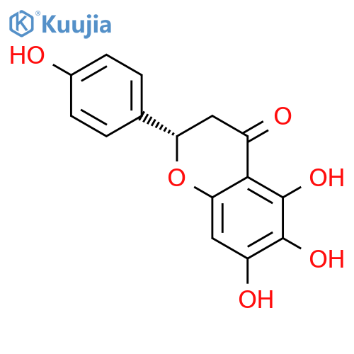 4H-1-Benzopyran-4-one,2,3-dihydro-5,6,7-trihydroxy-2-(4-hydroxyphenyl)-, (2S)- structure