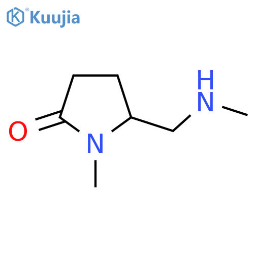 1-Methyl-5-(methylaminomethyl)pyrrolidin-2-one structure