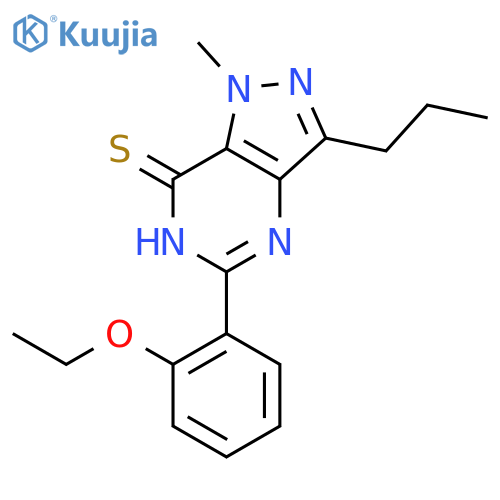 5-(2-Ethoxyphenyl)-1,6-dihydro-1-methyl-3-propyl-7H-pyrazolo4,3-dpyrimidine-7-thione structure