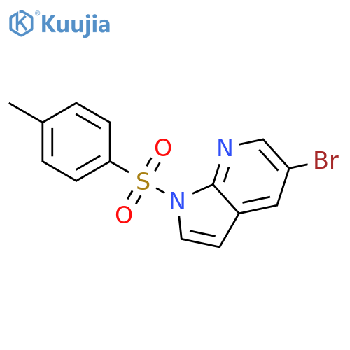 1H-Pyrrolo[2,3-b]pyridine, 5-bromo-1-[(4-methylphenyl)sulfonyl]- structure