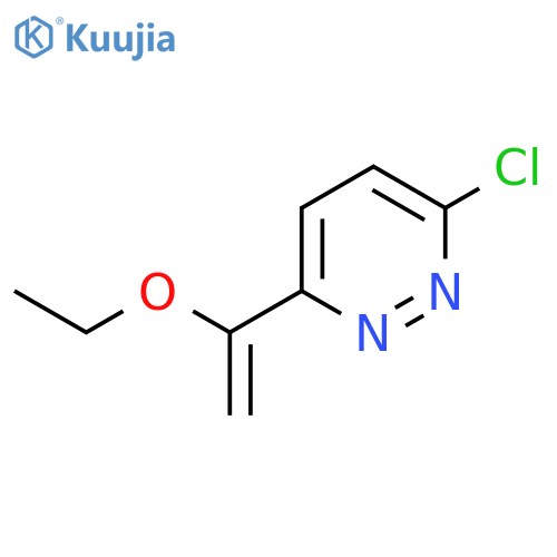 3-Chloro-6-(1-ethoxyvinyl)pyridazine structure