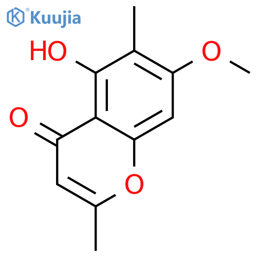 5-hydroxy-7-methoxy-2,6-dimethyl-4H-chromen-4-one structure