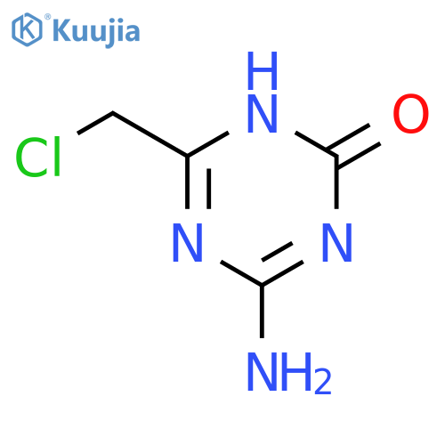 4-Amino-6-(chloromethyl)-1,3,5-triazin-2(1H)-one structure