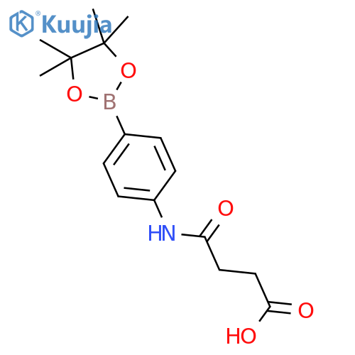 4-(3-Carboxypropanamido)phenylboronic acid, pinacol ester structure