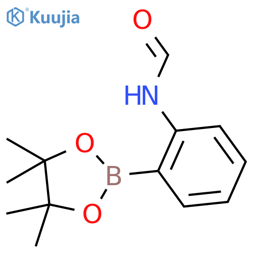 Formamide,N-[2-(4,4,5,5-tetramethyl-1,3,2-dioxaborolan-2-yl)phenyl]- structure