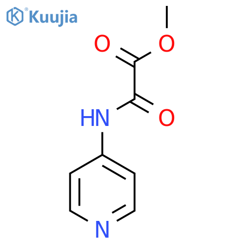 2-oxo-2-(4-pyridinylamino)-Acetic acid methyl ester structure