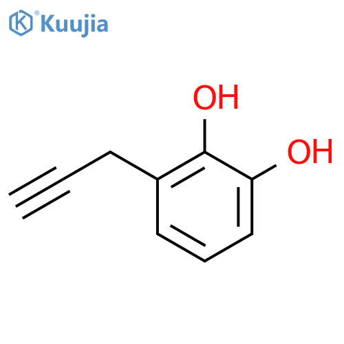 3-(Prop-2-yn-1-yl)benzene-1,2-diol structure
