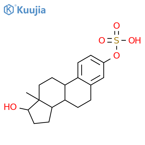 Estra-1,3,5(10)-triene-3,17-diol(17b)-, 3-(hydrogen sulfate) structure