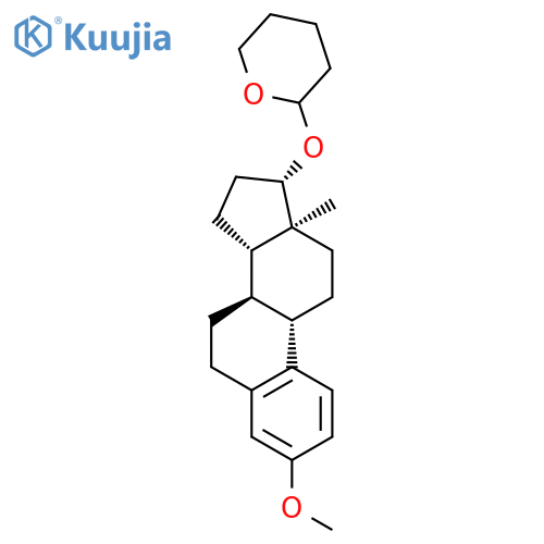3-O-Methyl 17b-Estradiol 17-O-Tetrahydropyran (Mixture of Diastereomers) structure