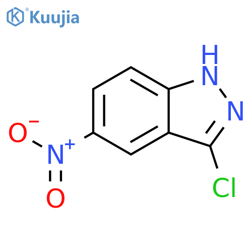 3-Chloro-5-nitro-1H-indazole structure