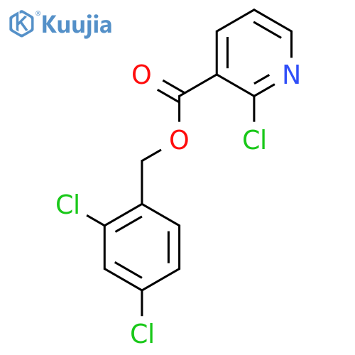 (2,4-Dichlorophenyl)methyl 2-chloropyridine-3-carboxylate structure