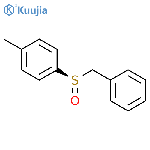 BENZENE, 1-METHYL-4-[(R)-(PHENYLMETHYL)SULFINYL]- structure