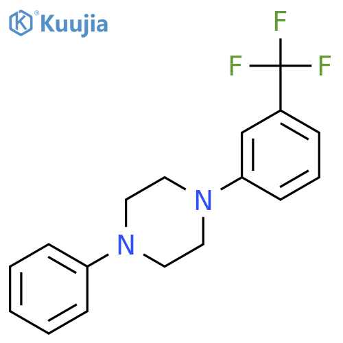 PIPERAZINE, 1-PHENYL-4-[3-(TRIFLUOROMETHYL)PHENYL]- structure