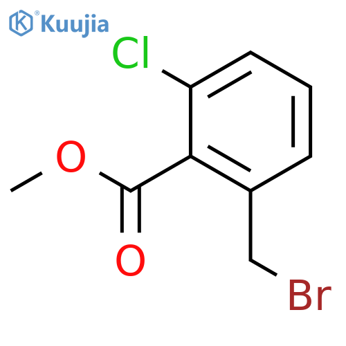 Methyl 2-(bromomethyl)-6-chlorobenzoate structure
