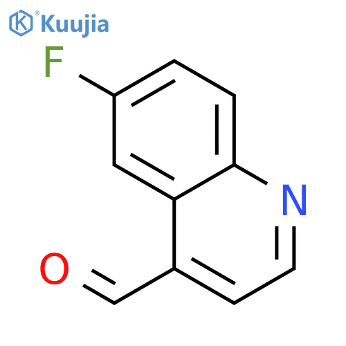 6-fluoroquinoline-4-carbaldehyde structure
