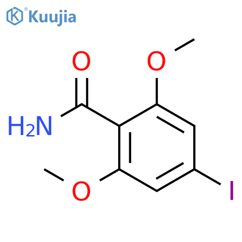 BENZAMIDE, 4-IODO-2,6-DIMETHOXY- structure