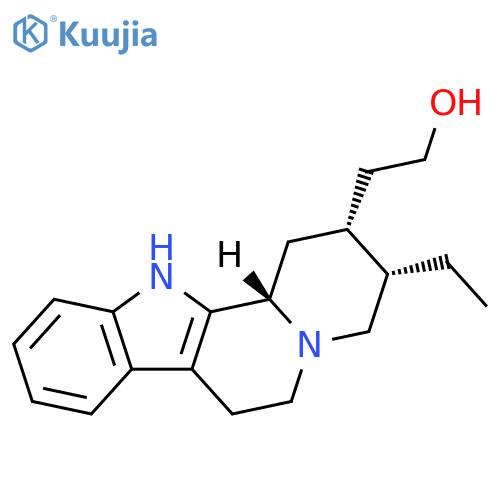(20beta)-corynan-17-ol structure