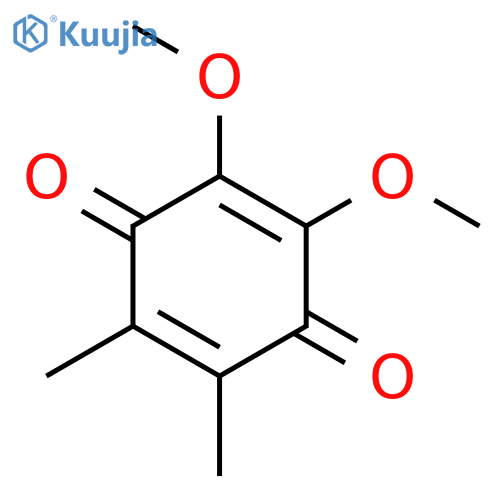 2,3-dimethoxy-5,6-dimethyl-p-benzoquinone structure