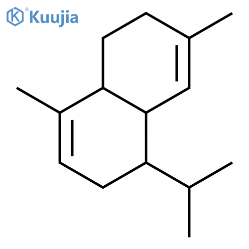 Naphthalene,1,2,4a,5,6,8a-hexahydro-4,7-dimethyl-1-(1-methylethyl)- structure