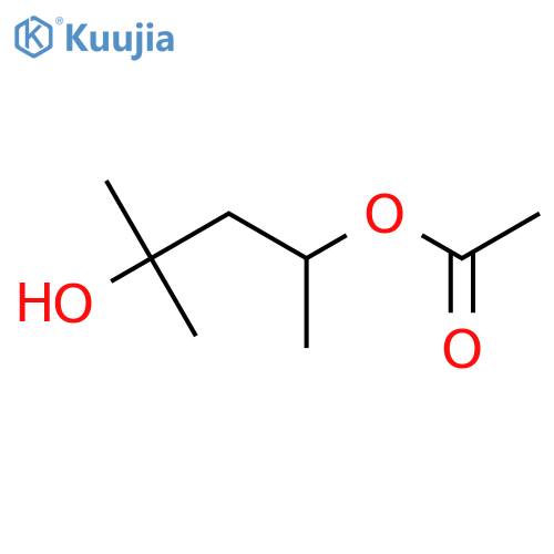 4-Hydroxy-4-methylpentan-2-yl acetate structure