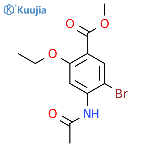 Methyl 4-acetamido-5-bromo-2-ethoxybenzoate structure