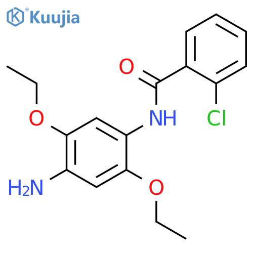 N-(4-Amino-2,5-diethoxy-phenyl)-2-chloro-benzamide structure