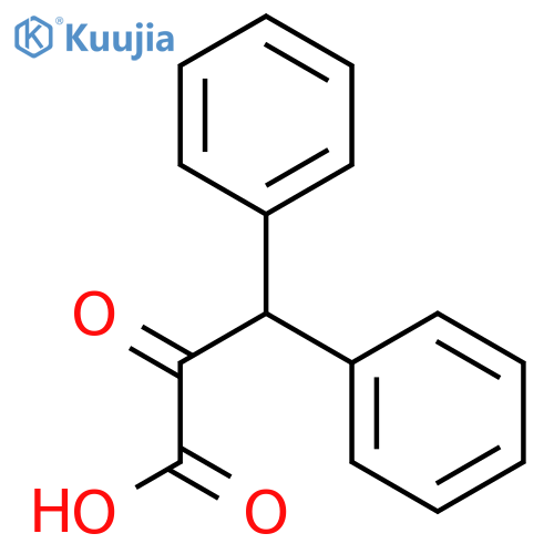 2-oxo-3,3-diphenylpropanoic acid structure
