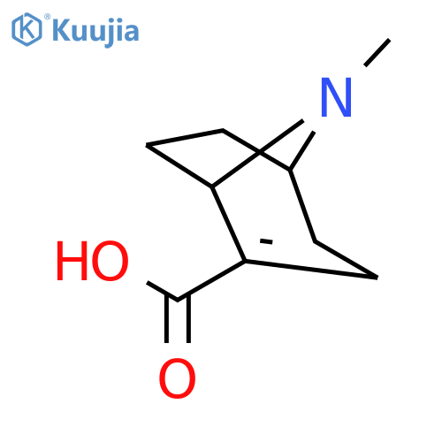 8-Azabicyclo[3.2.1]oct-2-ene-2-carboxylicacid, 8-methyl-, (1R,5S)- structure