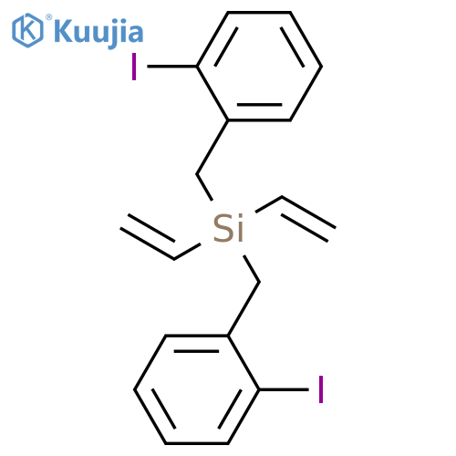 SILANE, DIETHENYLBIS[(2-IODOPHENYL)METHYL]- structure