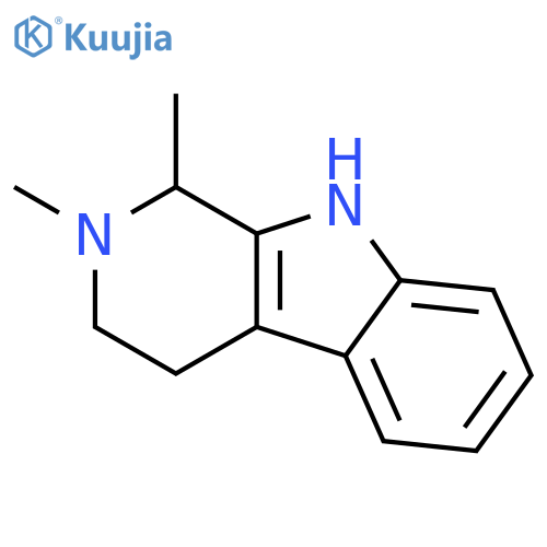 1H-Pyrido[3,4-b]indole, 2,3,4,9-tetrahydro-1,2-dimethyl- structure