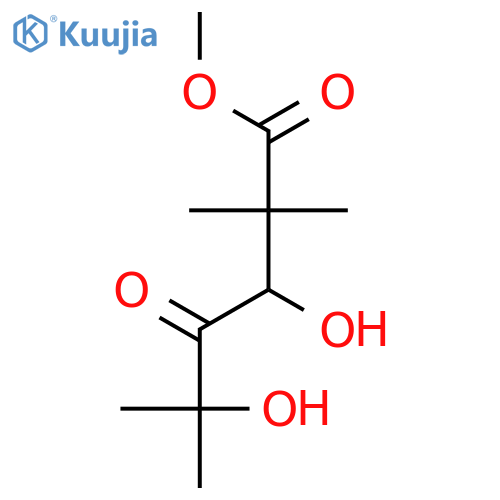Methyl 3,5-dihydroxy-2,2,5-trimethyl-4-oxohexanoate structure