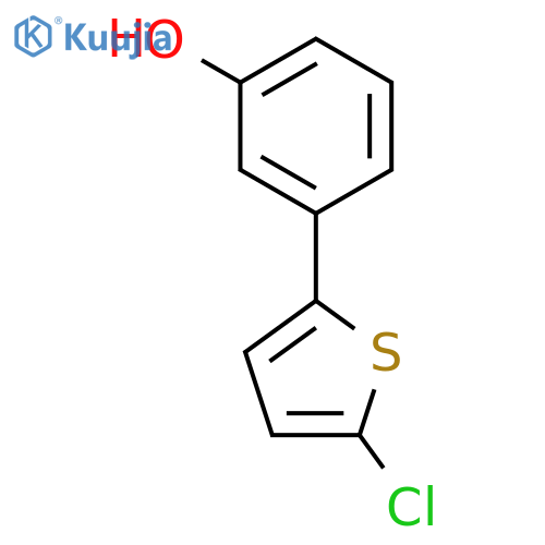 Phenol, 3-(5-chloro-2-thienyl)- structure