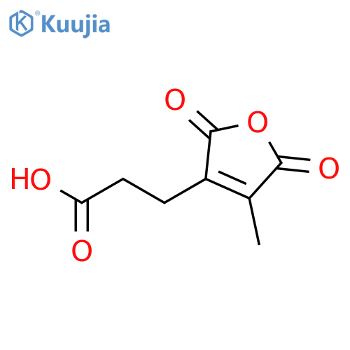 2,5-Dihydro-4-methyl-2,5-dioxo-3-furanpropanoic Acid structure