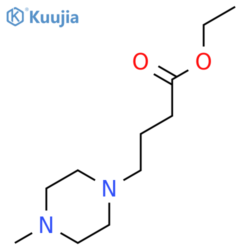 4-methyl-1-Piperazinebutanoic acid ethyl ester structure