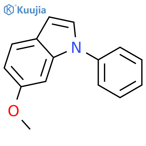 6-Methoxy-1-phenyl-1H-indole structure