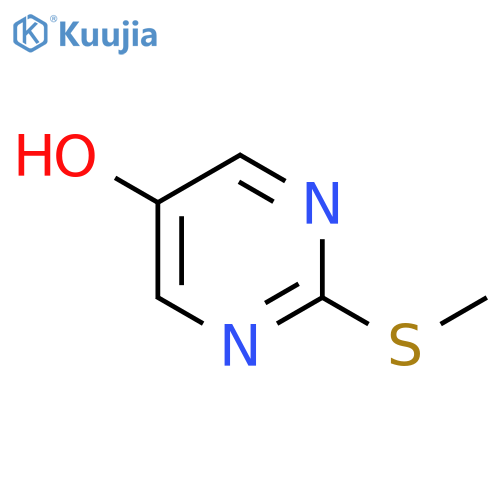 2-(methylsulfanyl)pyrimidin-5-ol structure