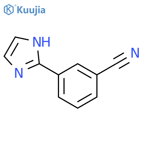 3-(1H-Imidazol-2-yl)benzonitrile structure