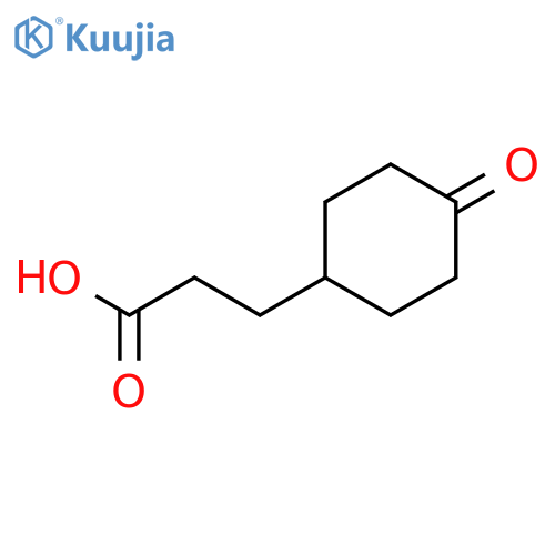 3-(4-oxocyclohexyl)propanoic acid structure