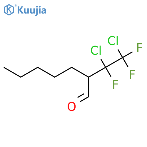 Heptanal, 2-(1,2-dichloro-1,2,2-trifluoroethyl)- structure