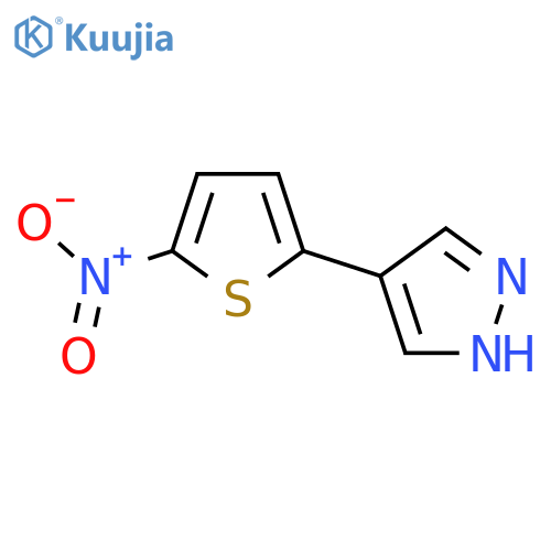 4-(5-nitrothiophen-2-yl)-1H-pyrazole structure
