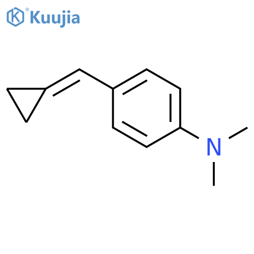 4-(Cyclopropylidenemethyl)-N,N-dimethylaniline structure