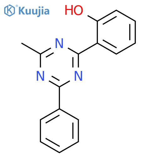 PHENOL, 2-(4-METHYL-6-PHENYL-1,3,5-TRIAZIN-2-YL)- structure