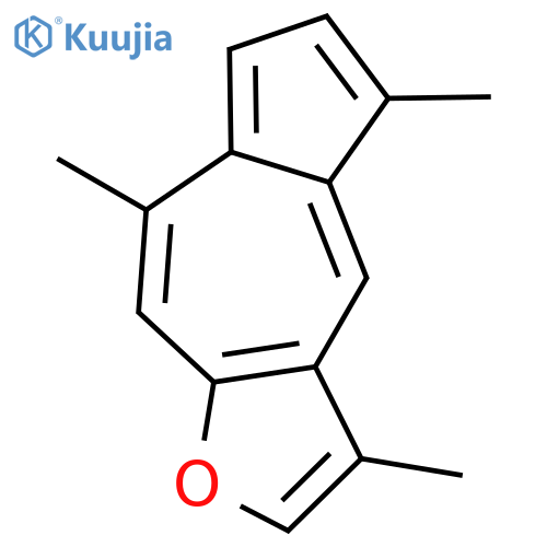 3,5,8-trimethylazuleno[6,5-b]furan structure