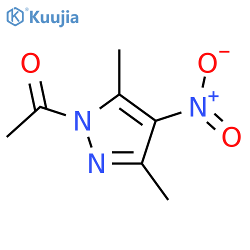 1-(3,5-dimethyl-4-nitro-1H-pyrazol-1-yl)ethan-1-one structure