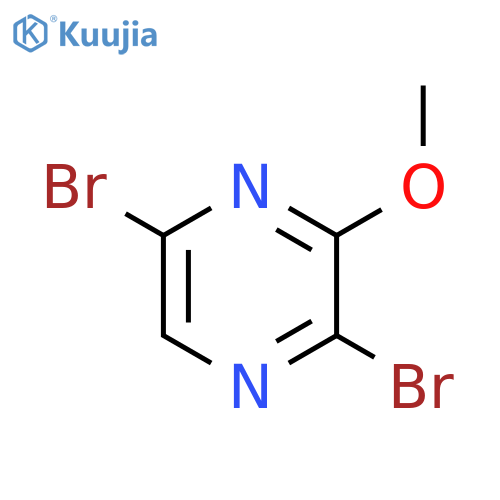 2,5-Dibromo-3-methoxypyrazine structure