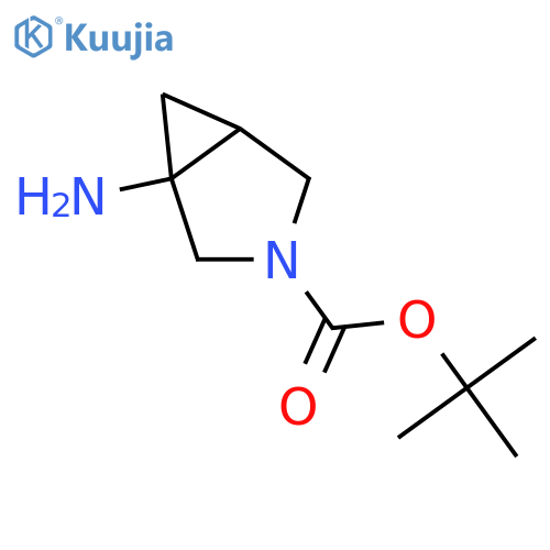 tert-butyl 1-amino-3-azabicyclo[3.1.0]hexane-3-carboxylate structure