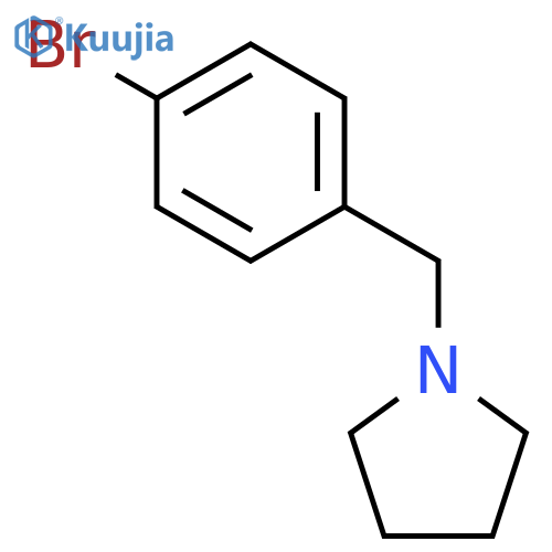 1-(4-Bromophenyl)methylpyrrolidine structure