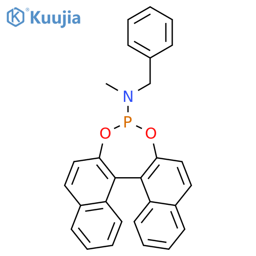 N-Benzyl-N-methyldinaphtho-2,1-d:1',2'-f1,3,2dioxaphosphepin-4-amine structure